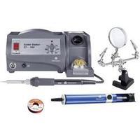 Soldering station analogue 50 W TOOLCRAFT ST-50A +150 up to +450 °C + solder, + desoldering pump, + Third Hand