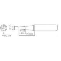 Soldering tip Chisel-shaped TOOLCRAFT T-3, 2D Tip size 3.2 mm Tip length 17 mm Content 1 pc(s)