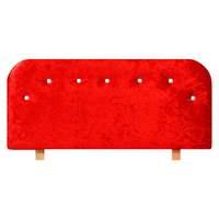 Sophia Velvet Headboard Single Black