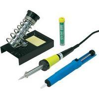 Soldering iron kit 230 V 30 W Basetech ZD-30B Pencil-shaped + tray, + solder, + desoldering pump, + soldering tip