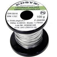 Solder, lead-free Reel Edsyn SAC-LZB 0418 Sn95.5AgCu0.7 100 g 1.74 mm