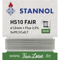 Solder Coil Stannol HS10-Fair Sn99.3Cu0.7 5 g 1.0 mm