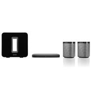 Sonos Playbase with Subwoofer and 2 Play1 in Black