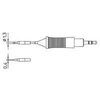 soldering tip chisel shaped straight weller rt3 tip size 13 mm content ...