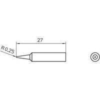 Soldering tip Round Weller XNT 1 Tip size 0.5 mm Content 1 pc(s)