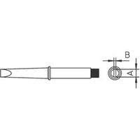 Soldering tip Chisel-shaped, straight Weller CT5C7 Tip size 3.2 mm Content 1 pc(s)