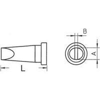 soldering tip chisel shaped straight weller lt a tip size 16 mm conten ...