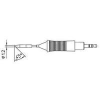 soldering tip round bevelled 45 weller rt6 tip size 12 mm content 1 pc ...