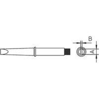 soldering tip chisel shaped straight weller ct5b7 tip size 24 mm conte ...