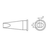 Soldering tip Flat Weller LHT-D Tip size 4.7 mm Content 1 pc(s)