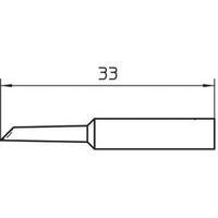 soldering tip bevelled weller xnt gw tip length 33 mm content 1 pcs