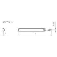 Soldering tip Needle-shaped Weller 4SPI15213-1 Tip size 0.8 mm Content 1 pc(s)