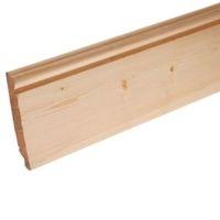 Softwood Mouldings Smooth Skirting (T)19.5mm (W)169mm (L)3600mm Pack of 1