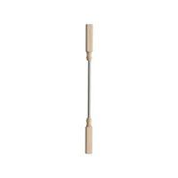 Solo Oak/ Chrome Spindle (W)41mm (L)895mm