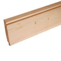 Softwood Mouldings Smooth Skirting (T)19.5mm (W)219mm (L)3600mm Pack of 1