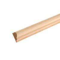 softwood mouldings smooth picture rail t20mm w44mm l2400mm pack of 1