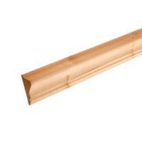 Softwood Mouldings Smooth Dado Rail (T)20mm (W)45mm (L)2400mm Pack of 1