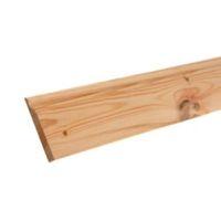 Softwood Mouldings Smooth Skirting (T)15mm (W)119mm (L)2400mm Pack of 1