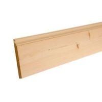 Softwood Mouldings Smooth Skirting (T)15mm (W)169mm (L)2400mm Pack of 1