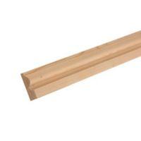 softwood mouldings smooth architrave t15mm w58mm l2100mm pack of 1