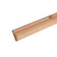 softwood mouldings smooth architrave t15mm w58mm l2100mm pack of 1