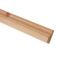 Softwood Mouldings Smooth Architrave (T)15mm (W)58mm (L)2100mm Pack of 1