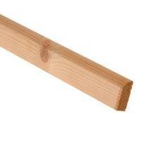 Softwood Mouldings Smooth Architrave (T)15mm (W)44mm (L)2100mm Pack of 5