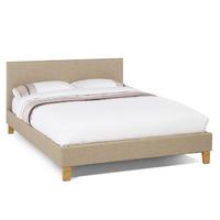 sophia fabric bed frame wholemeal 6ft