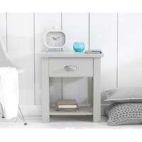 somerset grey bedside table