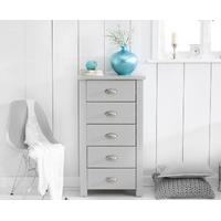 Somerset Grey 5 Drawer Chest