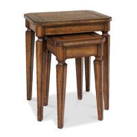 Sophia Antique Oak Nest of Tables