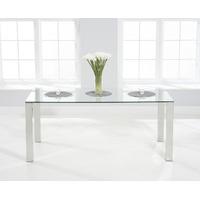 Sophie 180cm Glass Dining Table