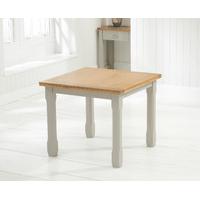 Somerset 90cm Oak and Grey Flip Top Extending Dining Table