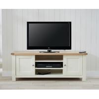 Somerset Oak and Cream TV Unit