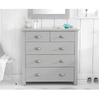 Somerset Grey 2 Over 3 Drawer Chest