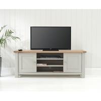 Somerset Oak and Grey TV Unit