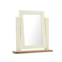 Somerset Oak and Cream Adjustable Dressing Table Mirror
