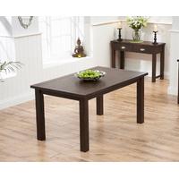 somerset 150cm dark oak dining table