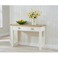 Somerset Oak and Cream Console Table