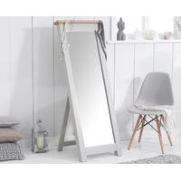 somerset oak and grey cheval mirror