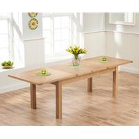 somerset 180cm oak extending dining table