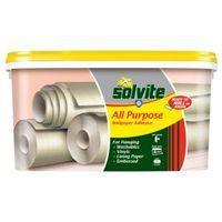 Solvite All Purpose Ready to Roll Wallpaper Adhesive 4.5kg