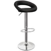 SORRENTO KITCHEN BLACK BAR STOOL