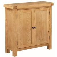 Somerset Oak Narrow Unit 2 Door 2 Drawer