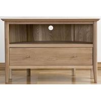 sorrento oak video unit corner