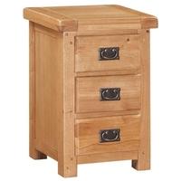 Somerset Oak Nightstand - 3 Drawer