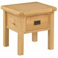 Somerset Oak End Table With Drawer