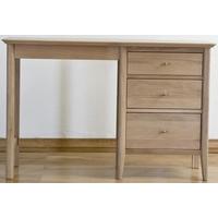 Sorrento Oak Dressing Table Single Pedestal