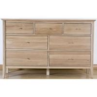 Sorrento Oak Chest of Drawer - 3 Over 4 Drawer