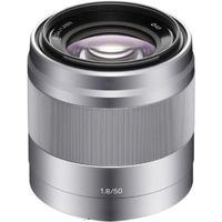 Sony E50mm F1.8 OSS Lens Silver